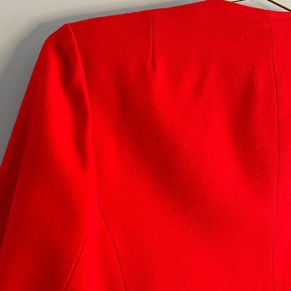 VTG Pendleton Blazer Cropped Jacket || Red - Picture 3 of 16